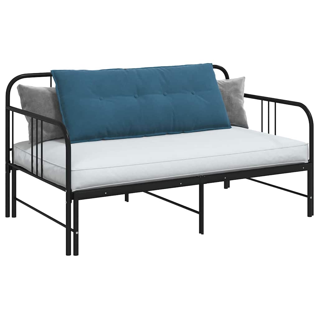 Perna pentru spate albastru 120 x 50 cm Țesătură din corduroy GartenMobel Dekor