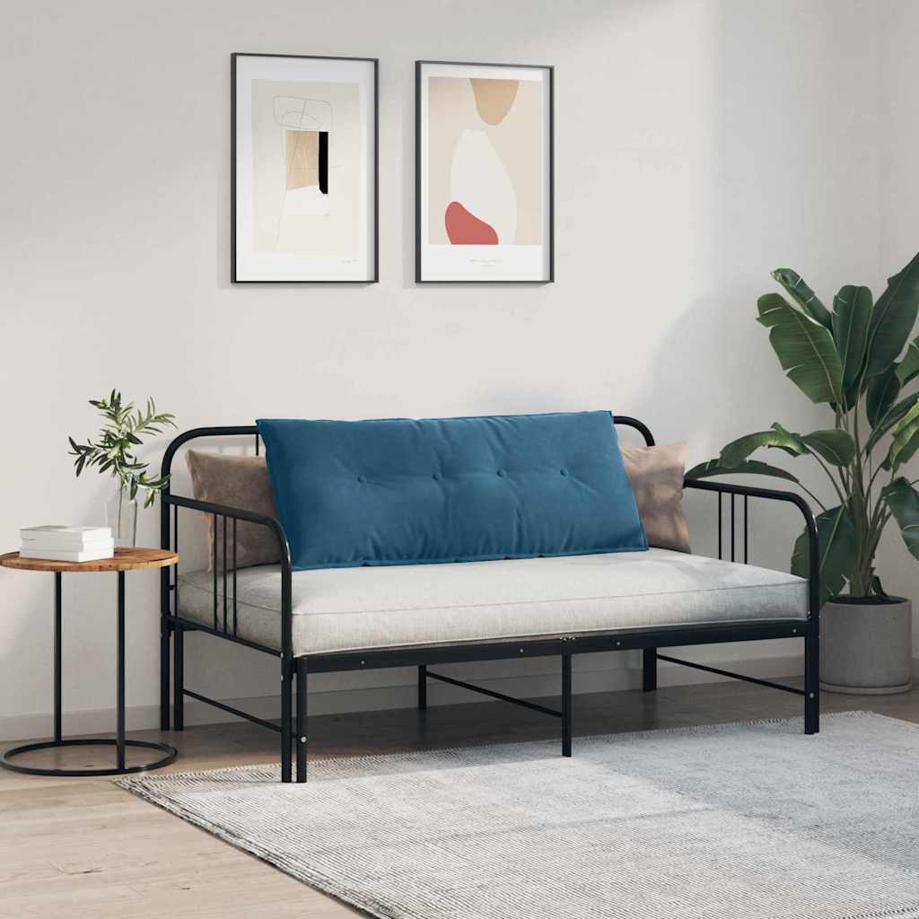 Perna pentru spate albastru 120 x 50 cm Țesătură din corduroy GartenMobel Dekor