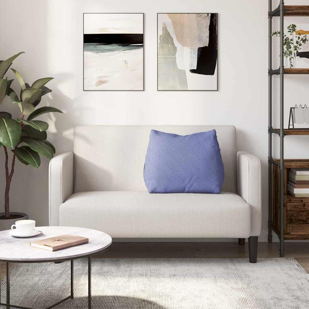 Perna pentru spate Albastru Jeans 60 x 20 x 50 cm țesătură GartenMobel Dekor