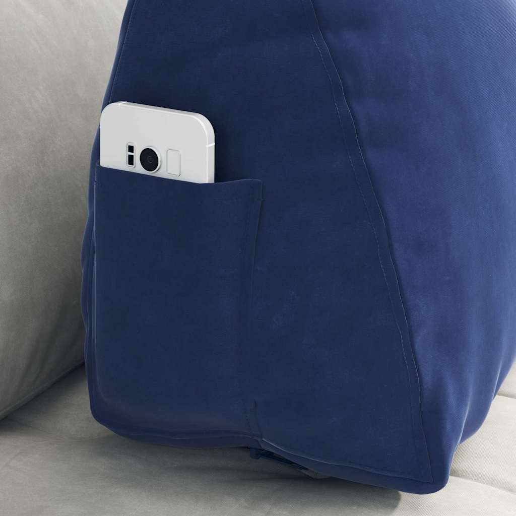 Perna pentru spate Albastru Poliție 60 x 20 x 50 cm GartenMobel Dekor