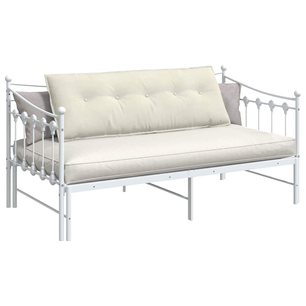 Perna pentru spate Crem 140 x 50 cm Țesătură din corduroy GartenMobel Dekor