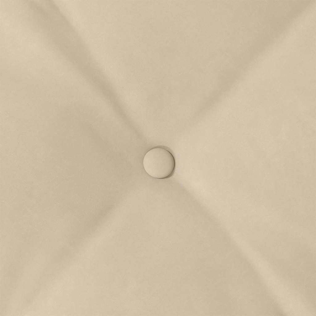 Perna pentru spate Crem 140 x 50 cm Țesătură din microfibră GartenMobel Dekor