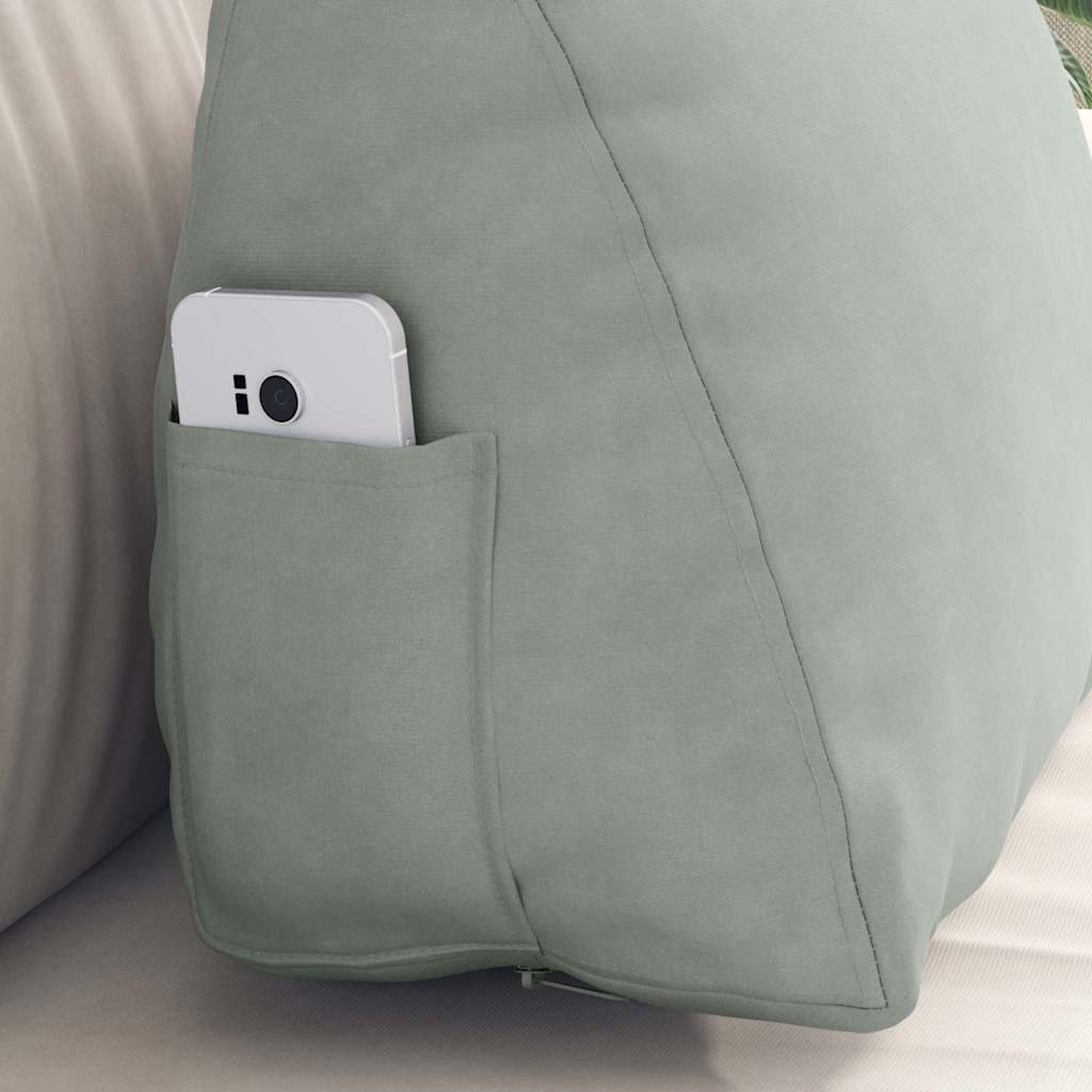 Perna pentru spate Gri deschis 45 x 20 x 35 cm GartenMobel Dekor