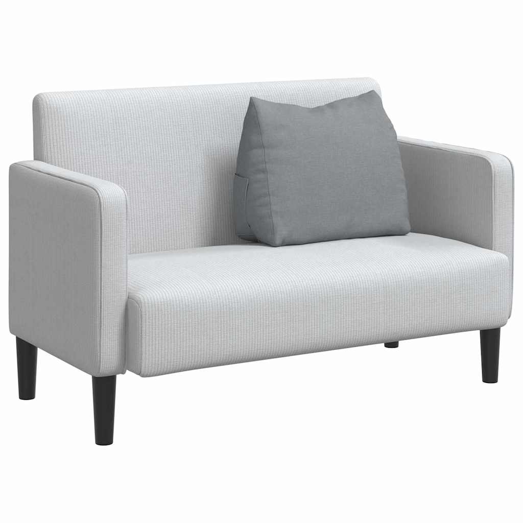 Perna pentru spate Gri deschis 60 x 20 x 50 cm țesătură GartenMobel Dekor