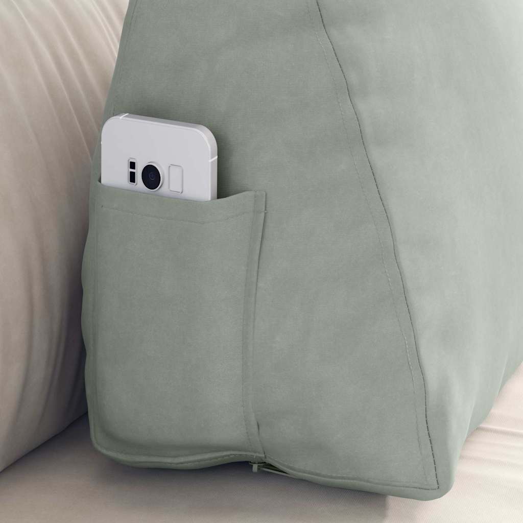 Perna pentru spate Gri deschis 60 x 20 x 50 cm GartenMobel Dekor