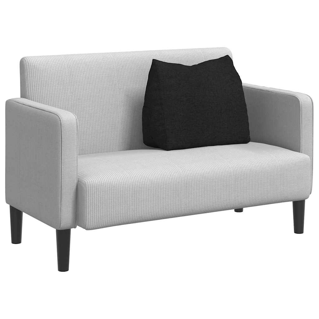 Perna pentru spate Negru 60 x 20 x 50 cm țesătură GartenMobel Dekor