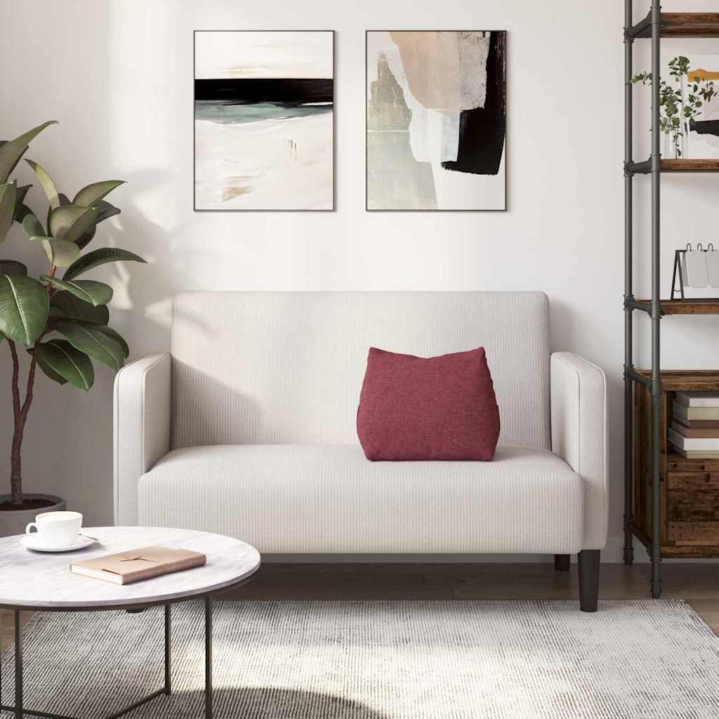 Perna pentru spate Roșu Vin 45 x 20 x 35 cm țesătură GartenMobel Dekor