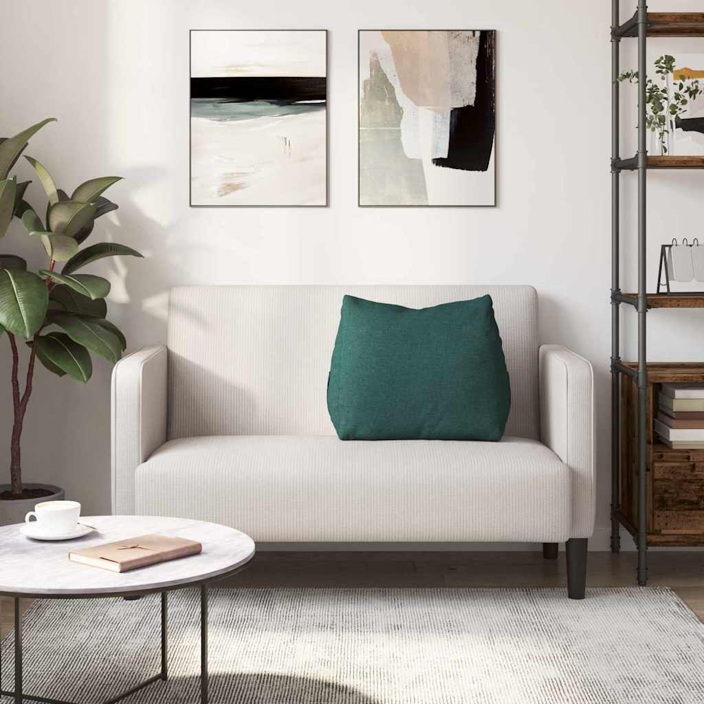 Perna pentru spate Verde închis 60 x 20 x 50 cm țesătură GartenMobel Dekor