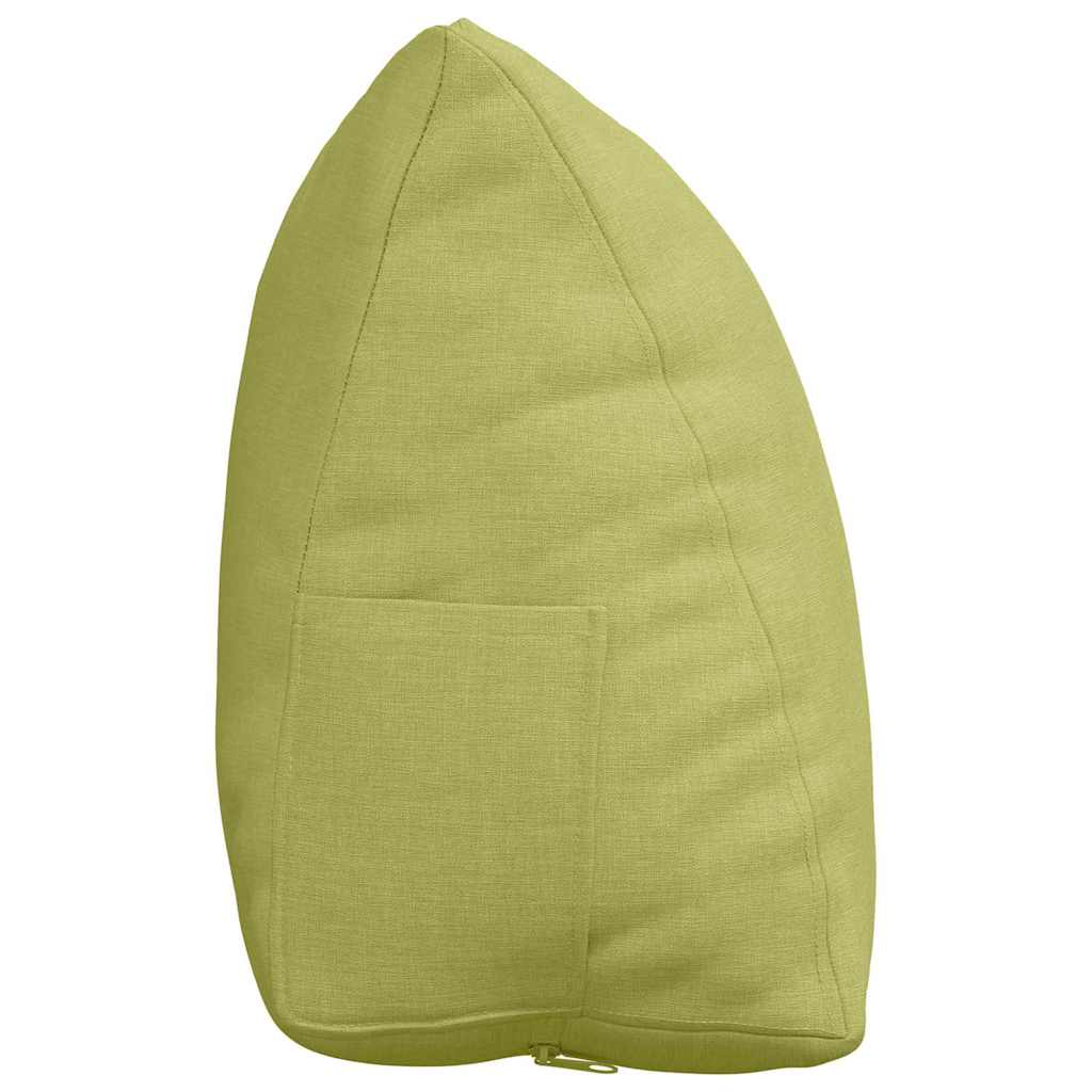 Perna pentru spate Verde deschis 45 x 20 x 35 cm țesătură GartenMobel Dekor