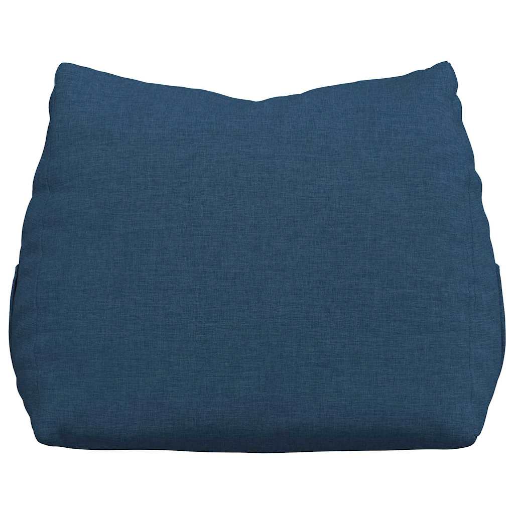 Perna pentru spate albastru 45 x 20 x 35 cm țesătură GartenMobel Dekor