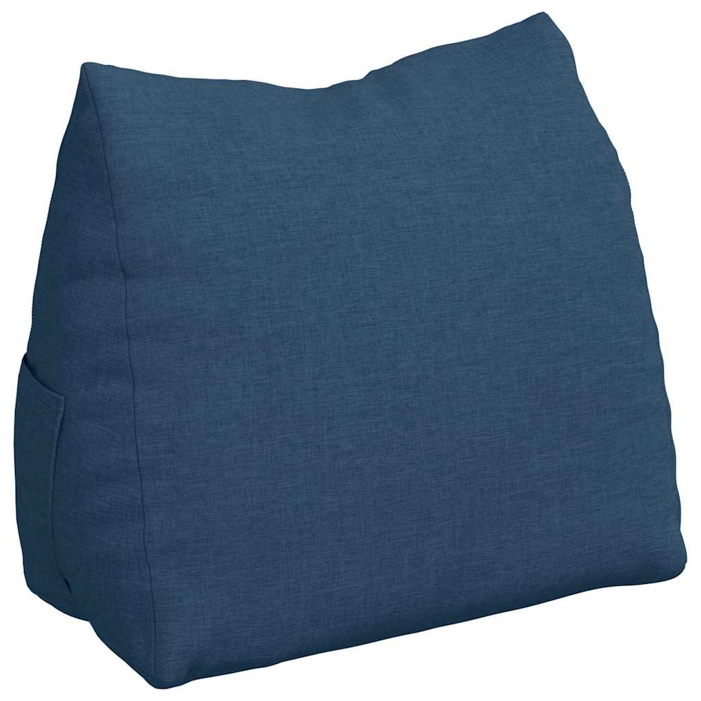Perna pentru spate albastru 60 x 20 x 50 cm țesătură GartenMobel Dekor