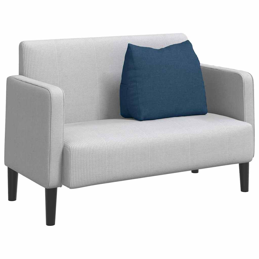 Perna pentru spate albastru 60 x 20 x 50 cm țesătură GartenMobel Dekor