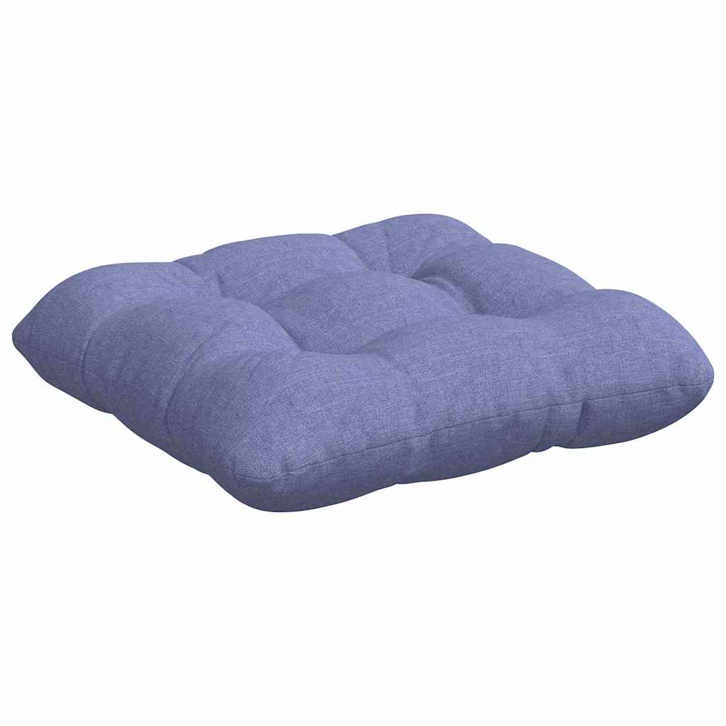 Perne de Șezut 4 pcs Albastru Jeans 40 x 40 x 12 cm țesătură GartenMobel Dekor