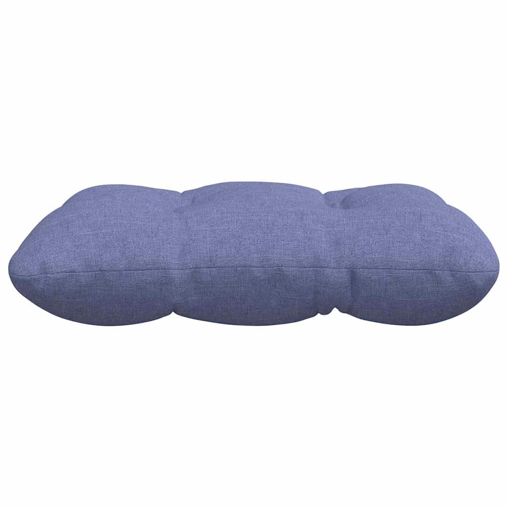 Perne de Șezut 4 pcs Albastru Jeans 40 x 40 x 12 cm țesătură GartenMobel Dekor