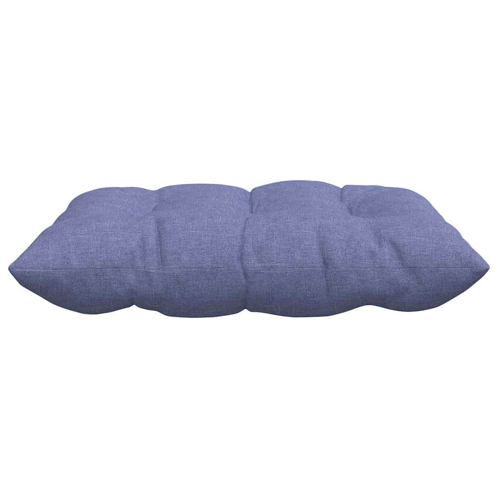 Perne de Șezut 2 pcs Albastru Jeans 40 x 40 x 6 cm țesătură GartenMobel Dekor