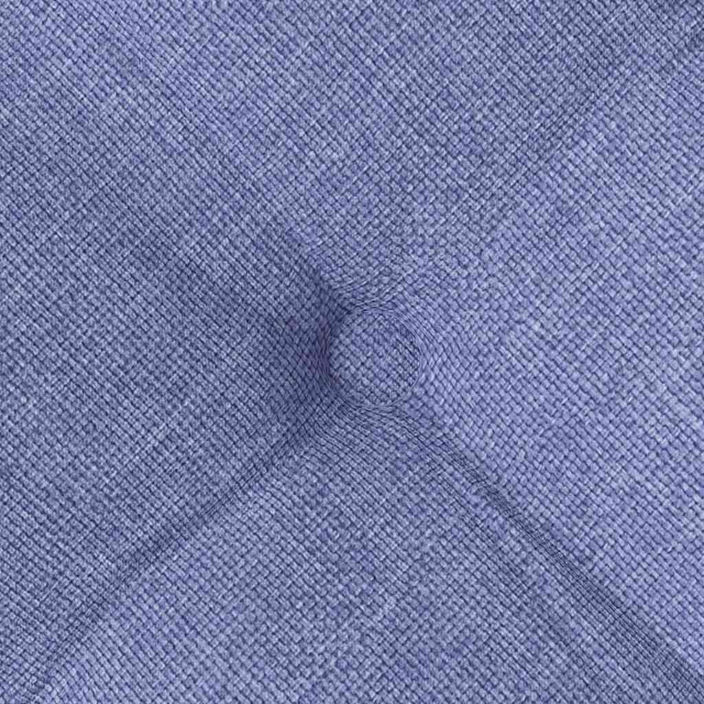Perne de Șezut 2 pcs Albastru Jeans 40 x 40 x 6 cm țesătură GartenMobel Dekor
