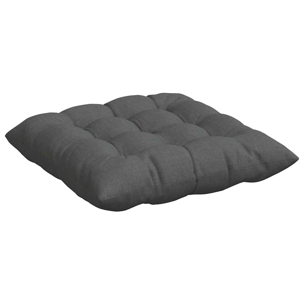 Perne de Șezut 2 pcs Gri închis 40 x 40 x 6 cm țesătură GartenMobel Dekor