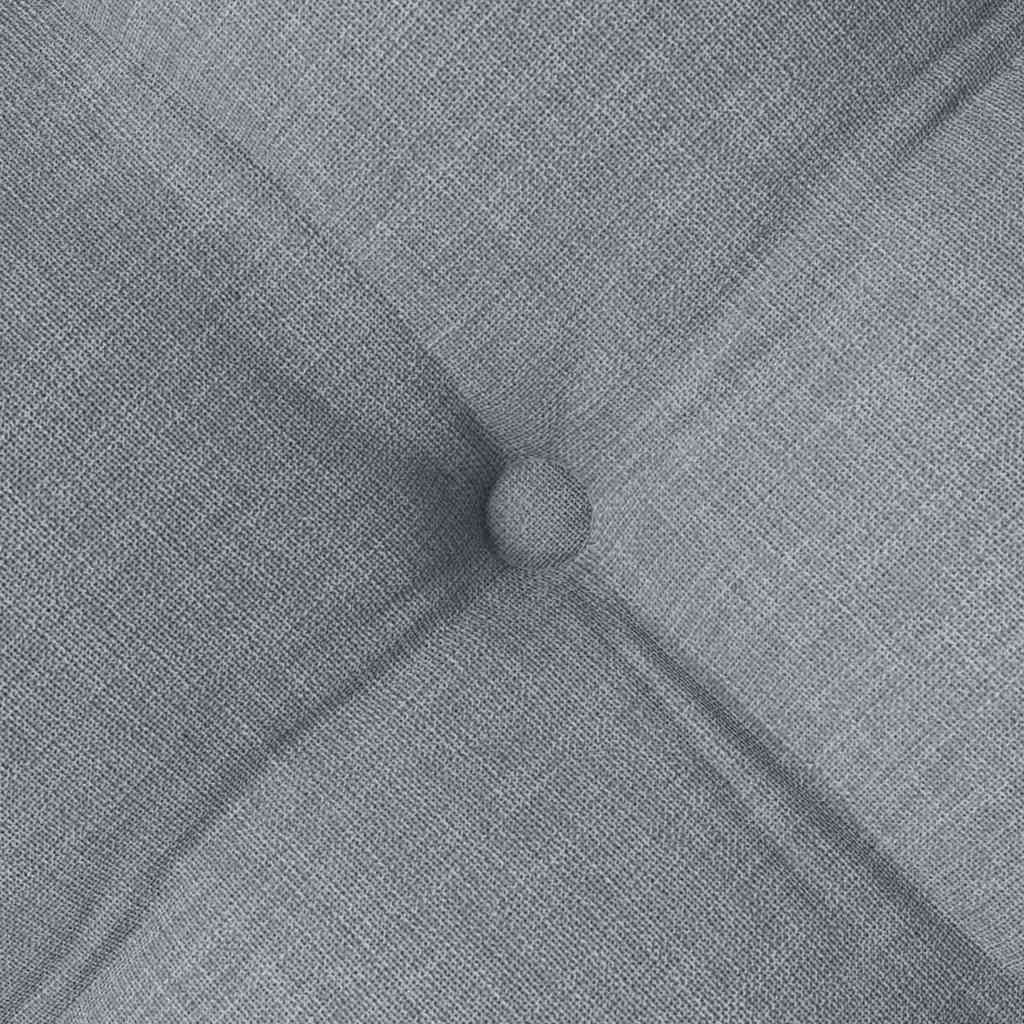 Perne de Șezut 2 pcs Gri deschis 40 x 40 x 6 cm țesătură GartenMobel Dekor