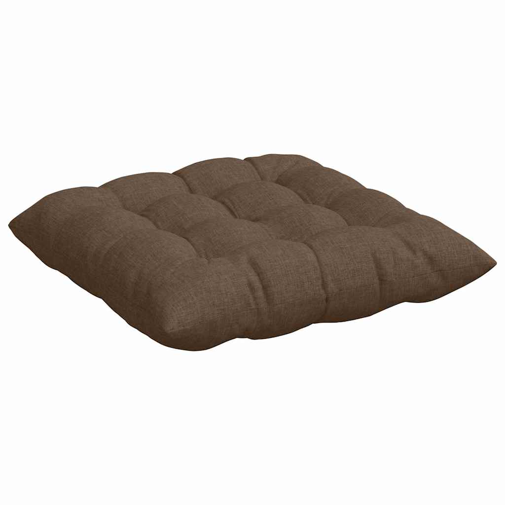 Perne de Șezut 2 pcs Maro 40 x 40 x 6 cm țesătură GartenMobel Dekor
