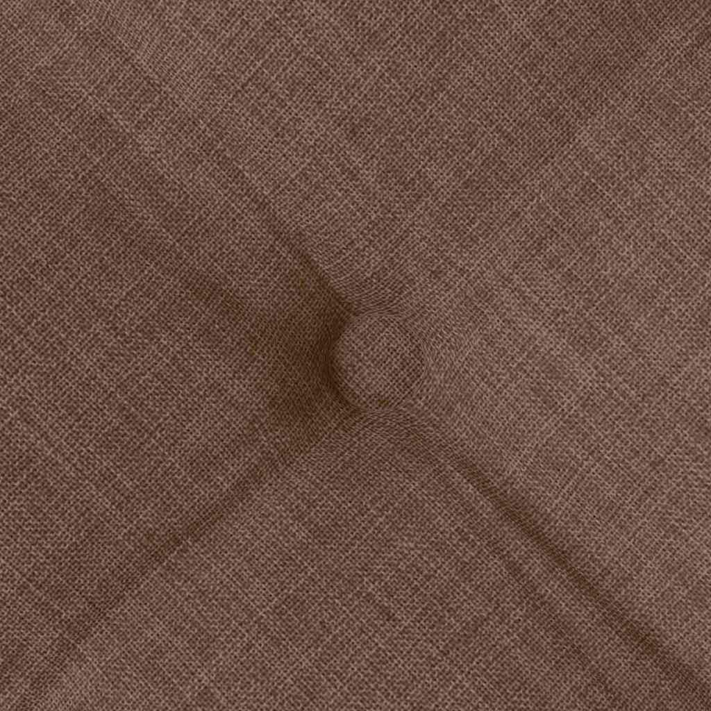 Perne de Șezut 2 pcs Maro 40 x 40 x 6 cm țesătură GartenMobel Dekor