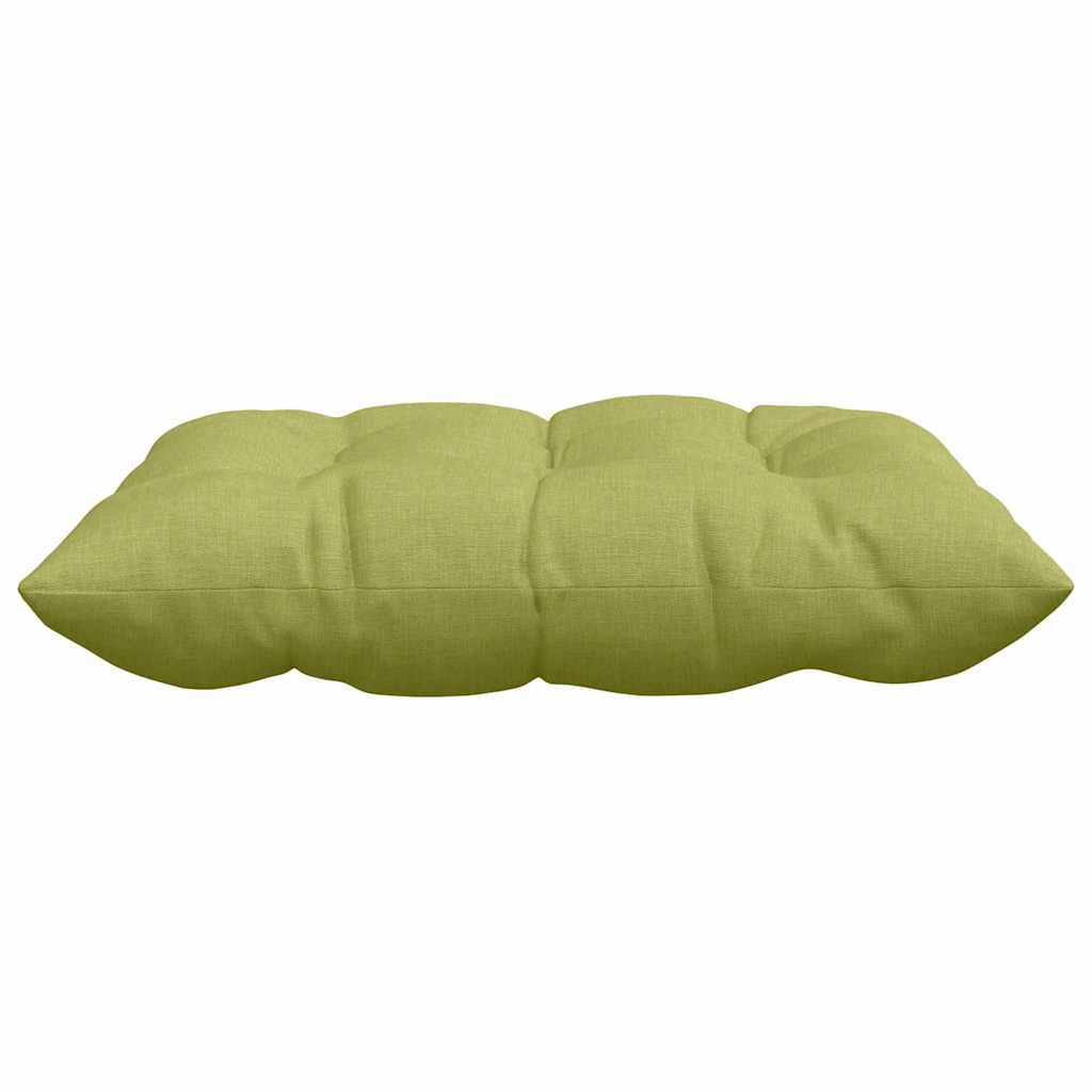 Perne de Șezut 2 pcs Verde deschis 40 x 40 x 6 cm țesătură GartenMobel Dekor