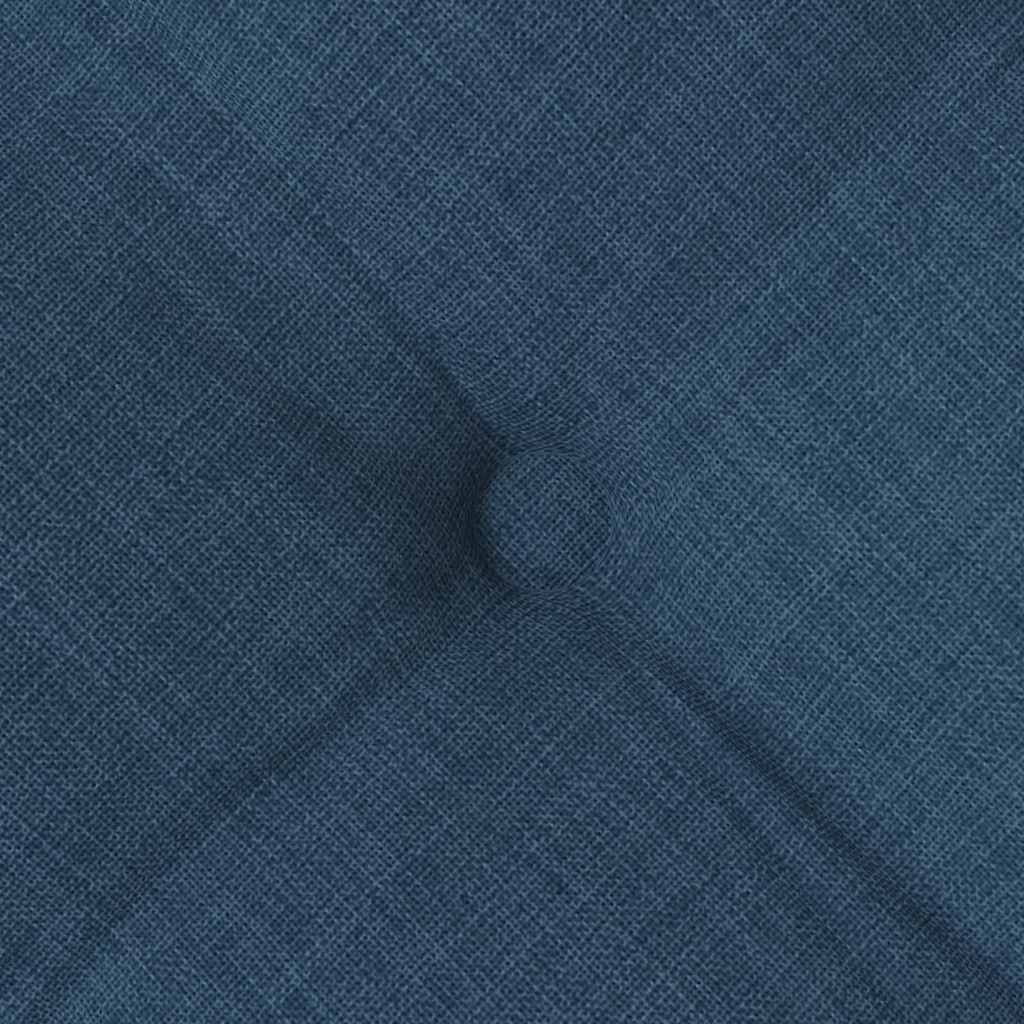 Perne de Șezut 2 pcs albastru 40 x 40 x 6 cm țesătură GartenMobel Dekor