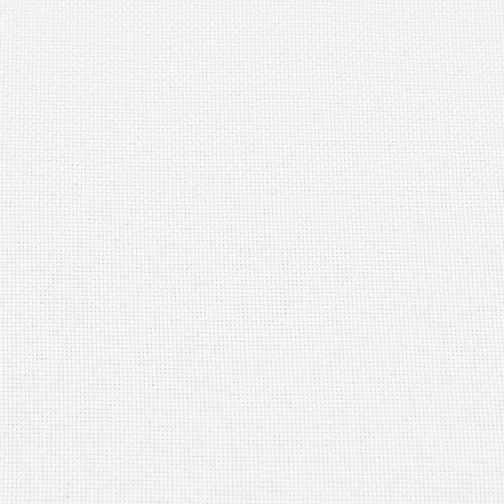 Perne de Șezut 4 pcs Alb 45 x 45 x 12 cm țesătură GartenMobel Dekor