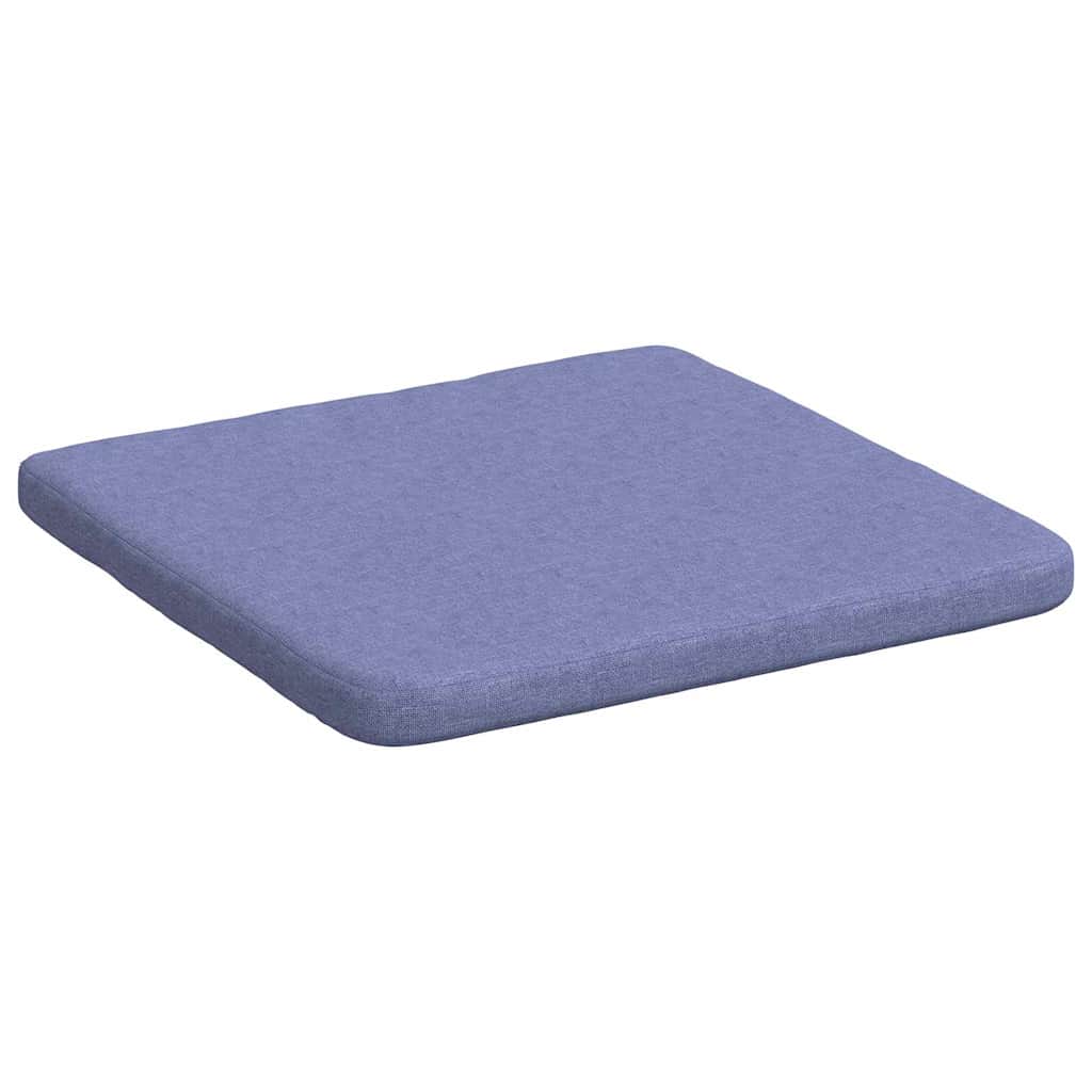 Perne de Șezut 4 pcs Albastru Jeans 40 x 40 x 3 cm țesătură GartenMobel Dekor