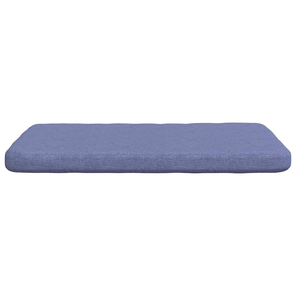 Perne de Șezut 4 pcs Albastru Jeans 40 x 40 x 3 cm țesătură GartenMobel Dekor