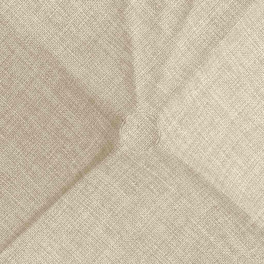 Perne de Șezut 4 pcs Crem 45 x 45 x 12 cm țesătură GartenMobel Dekor