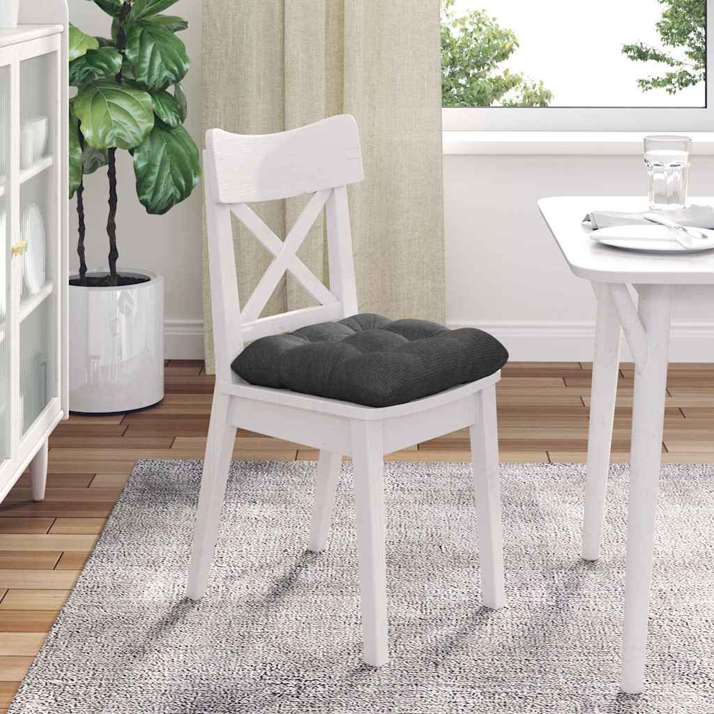 Perne de Șezut 4 pcs Gri închis 45 x 45 cm GartenMobel Dekor