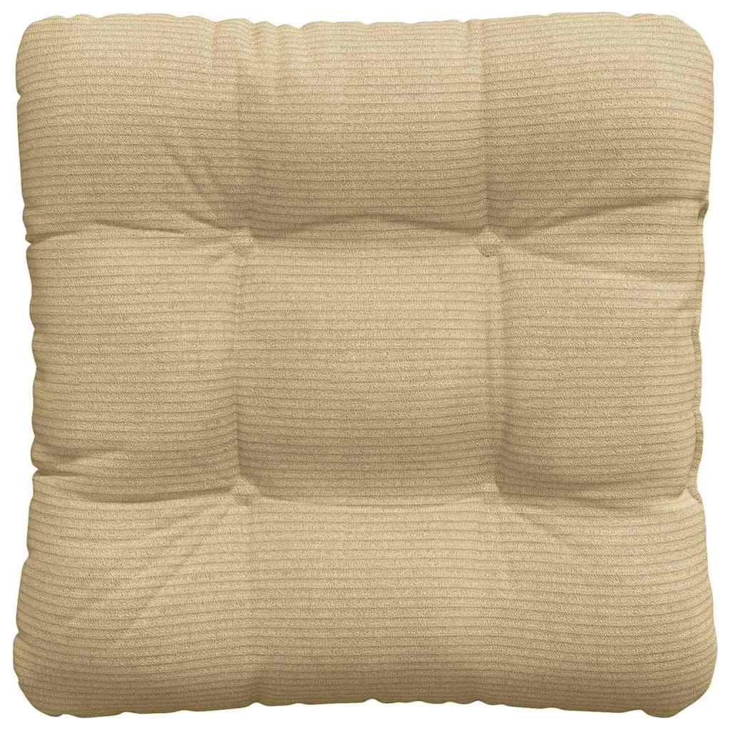 Perne de Șezut 4 pcs Gri Verde 40 x 40 cm Țesătură din corduroy GartenMobel Dekor