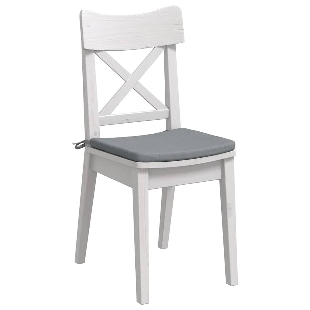 Perne de Șezut 4 pcs Gri deschis 40 x 40 x 3 cm țesătură GartenMobel Dekor