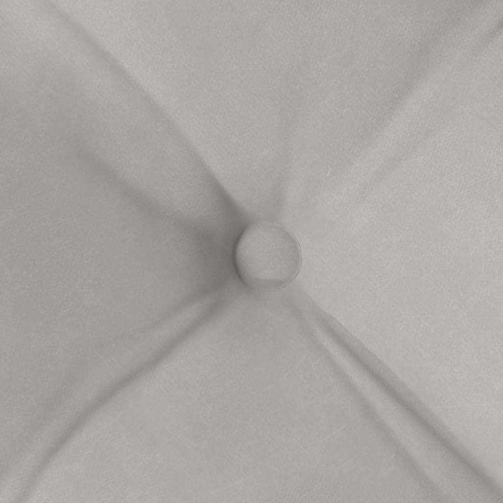 Perne de Șezut 4 pcs Gri deschis 40 x 40 x 6 cm Microfibră GartenMobel Dekor