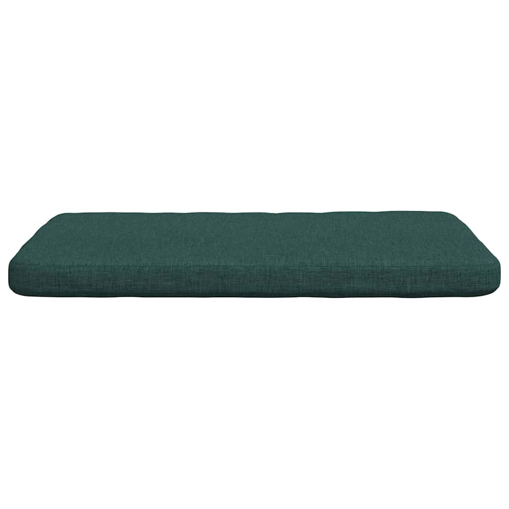 Perne de Șezut 4 pcs Verde închis 40 x 40 x 3 cm țesătură GartenMobel Dekor