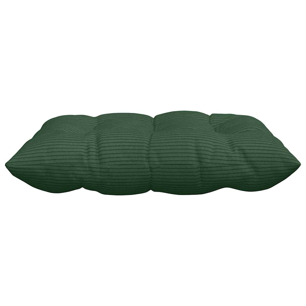 Perne de Șezut 4 pcs Verde închis 40 x 40 x 6 cm GartenMobel Dekor