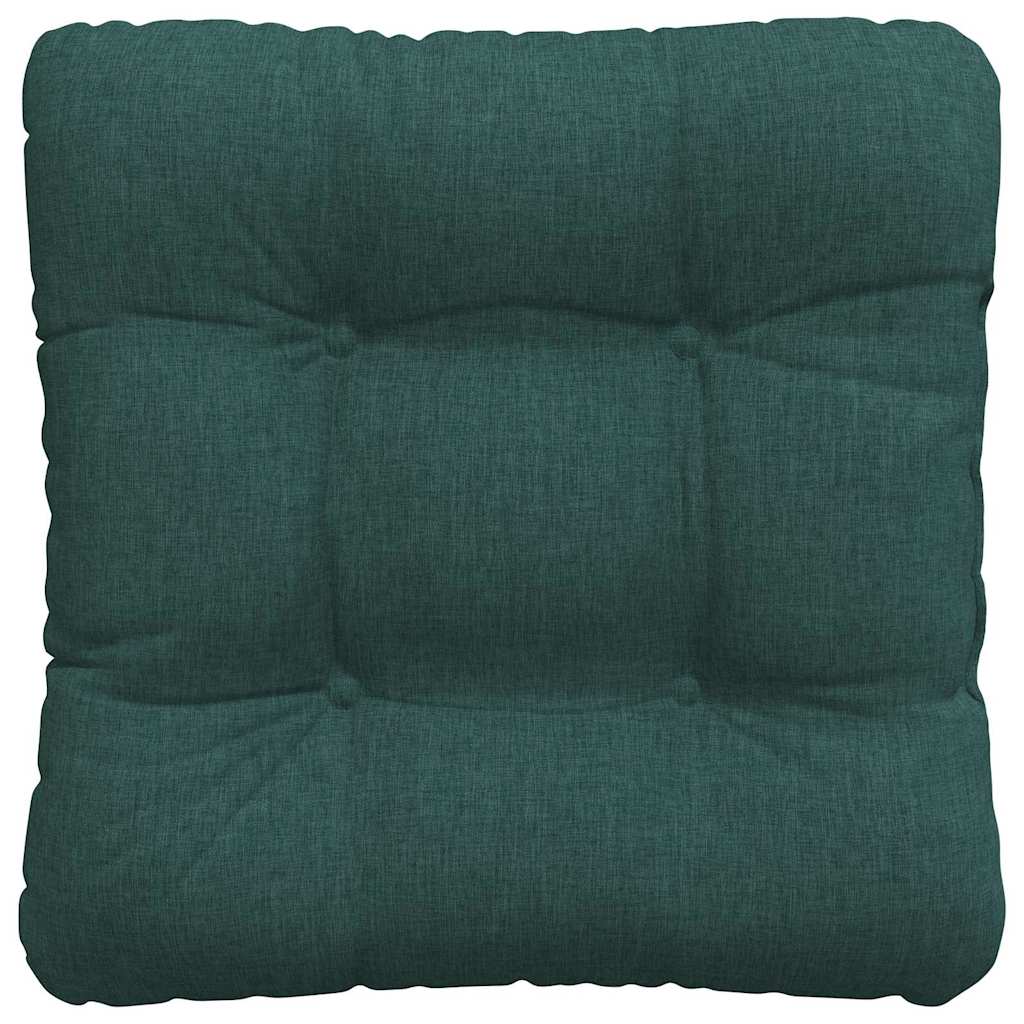 Perne de Șezut 4 pcs Verde închis 45 x 45 x 12 cm țesătură GartenMobel Dekor