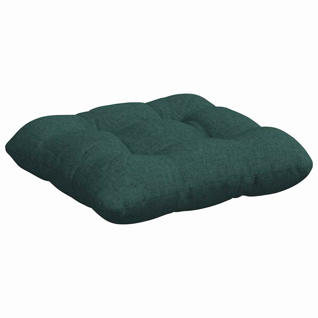 Perne de Șezut 4 pcs Verde închis 45 x 45 x 12 cm țesătură GartenMobel Dekor