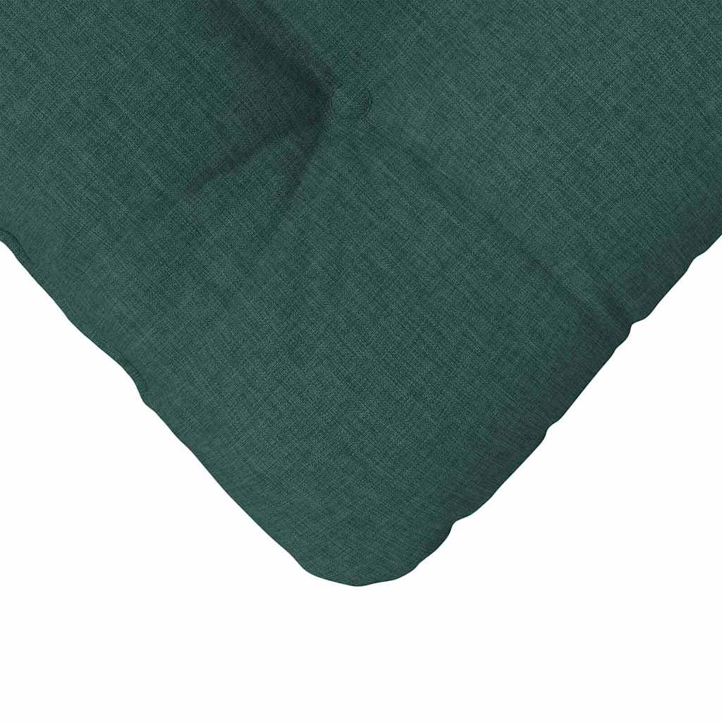 Perne de Șezut 4 pcs Verde închis 45 x 45 x 12 cm țesătură GartenMobel Dekor