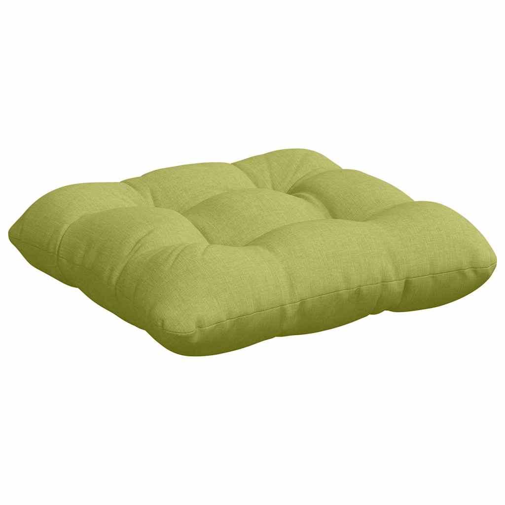 Perne de Șezut 4 pcs Verde deschis 45 x 45 x 12 cm țesătură GartenMobel Dekor