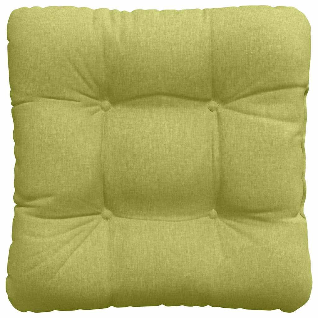 Perne de Șezut 4 pcs Verde deschis 45 x 45 x 12 cm țesătură GartenMobel Dekor