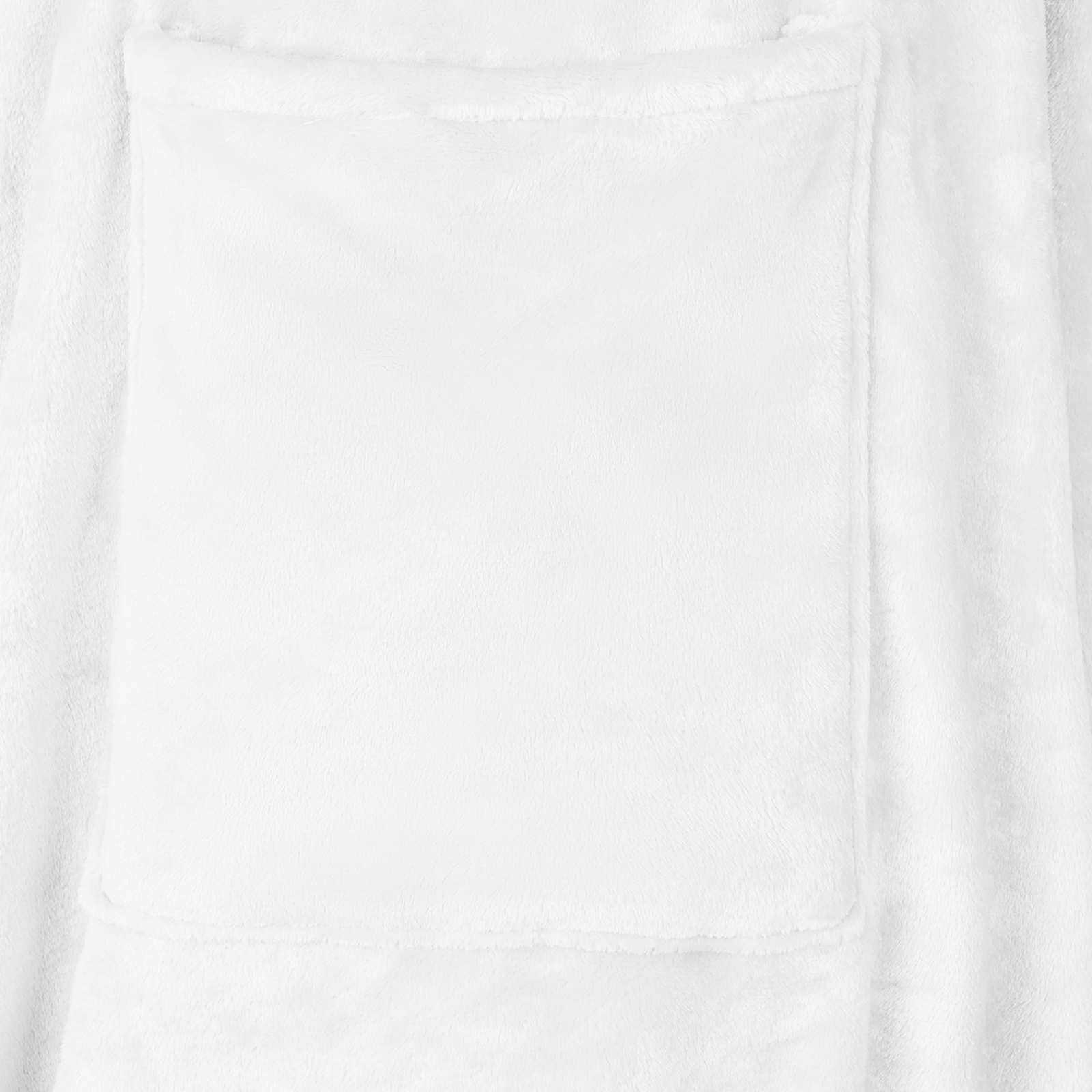 Hanorac pătură Alb Flanelă GartenMobel Dekor