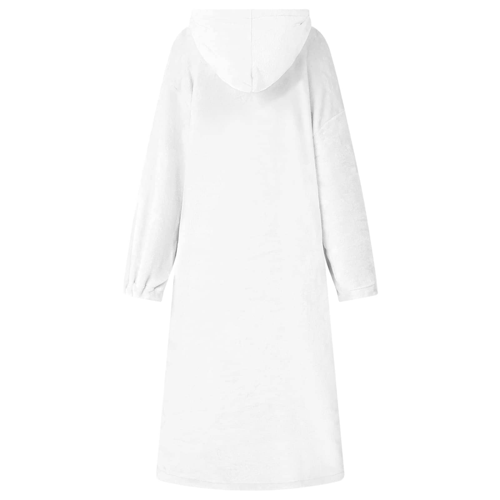 Hanorac pătură Alb m Flanelă GartenMobel Dekor