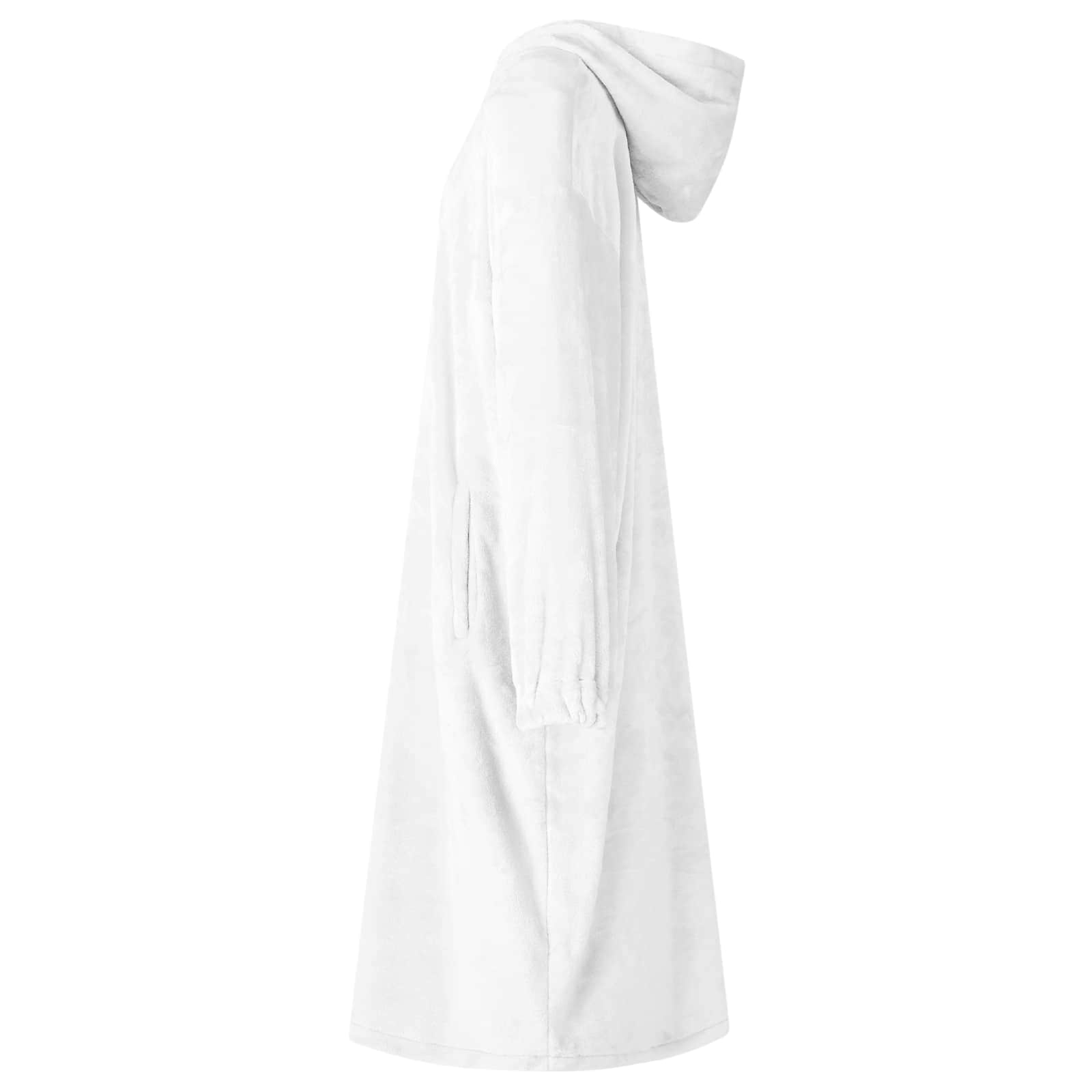 Hanorac pătură Alb s Flanelă GartenMobel Dekor