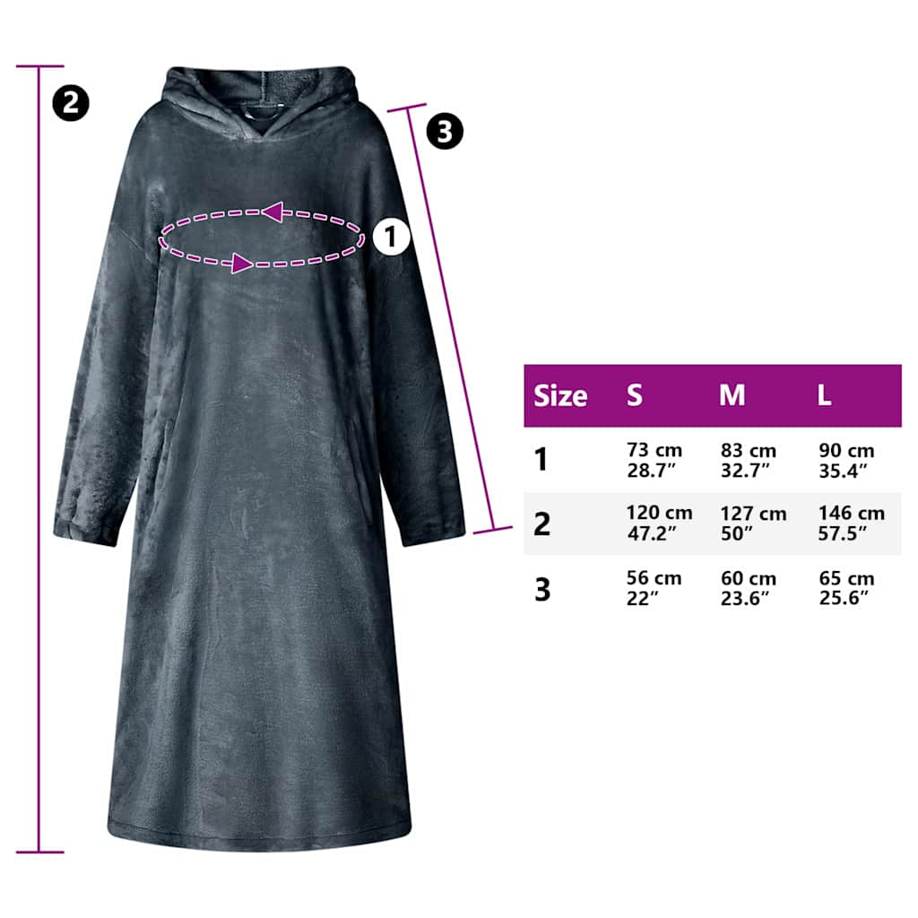 Hanorac pătură Albastru marin s Flanelă GartenMobel Dekor