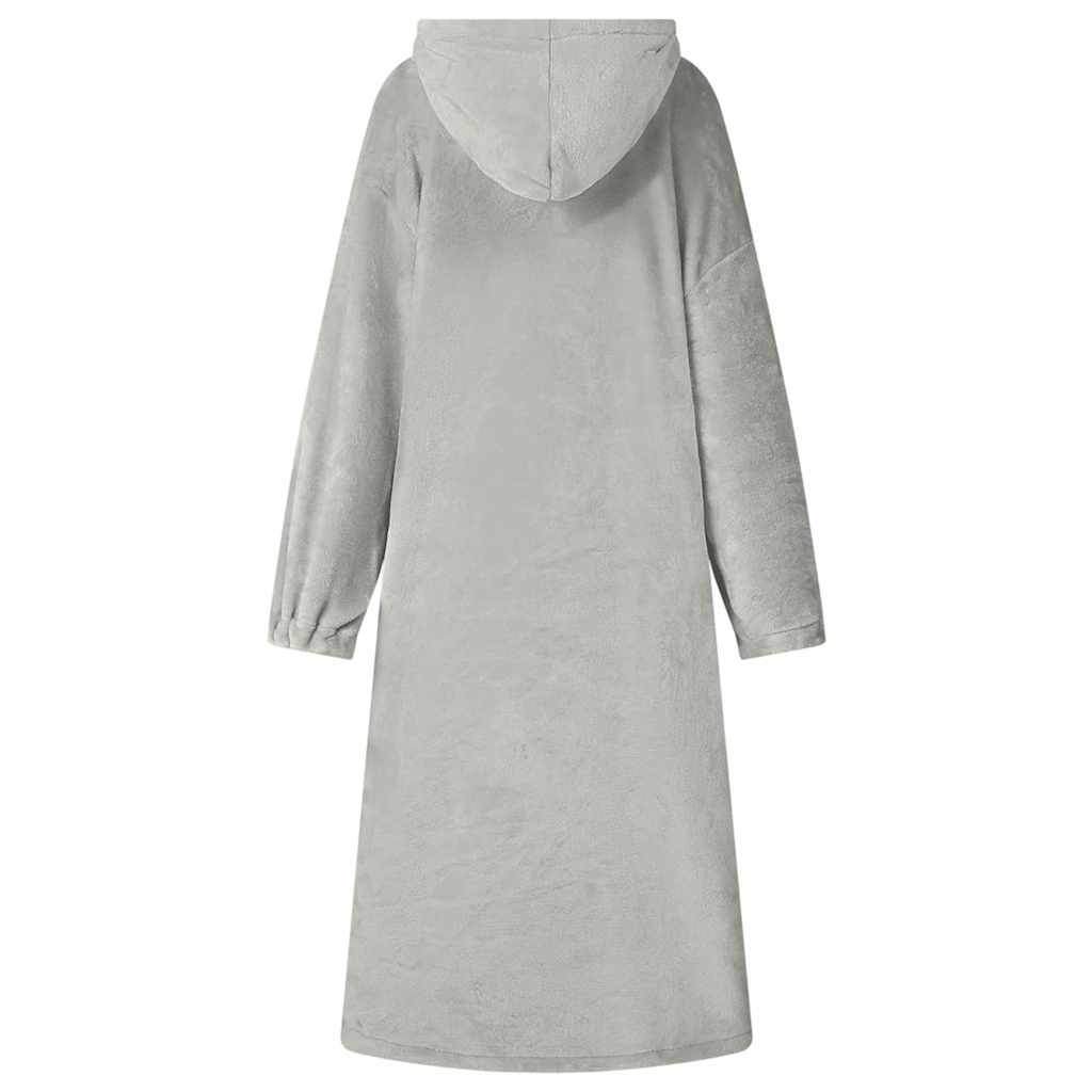 Hanorac pătură Gri m Flanelă GartenMobel Dekor