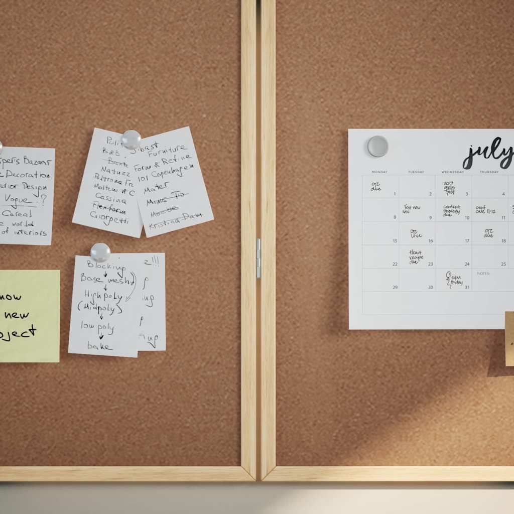 Panou de plută Manual Maro 80 x 1.4 x 80 cm Lemn masiv de pin GartenMobel Dekor