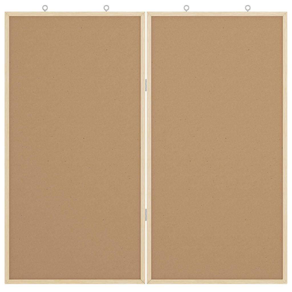 Panou de plută Manual Maro 80 x 1.4 x 80 cm Lemn masiv de pin GartenMobel Dekor