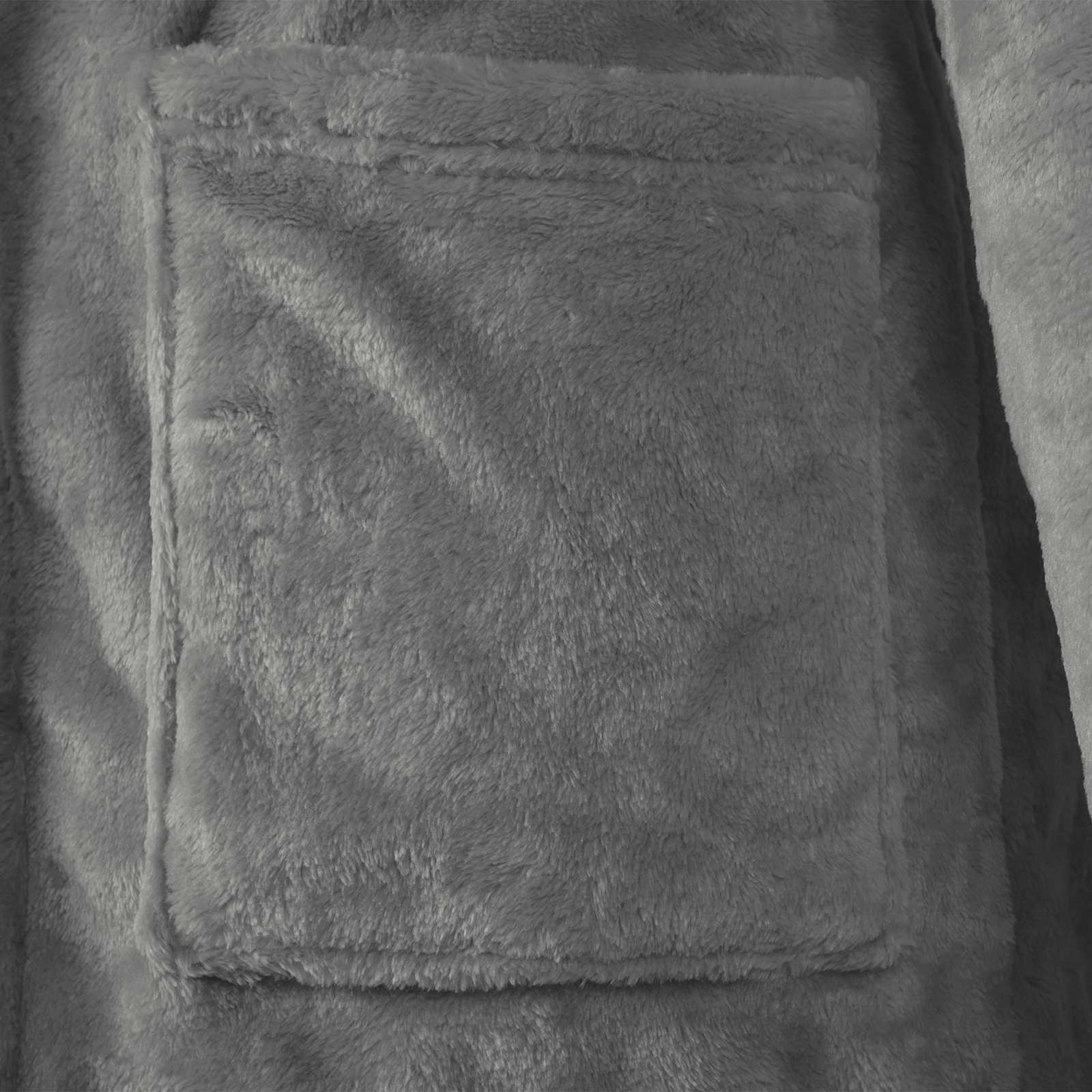 Robe cu glugă Gri închis m Flanelă GartenMobel Dekor