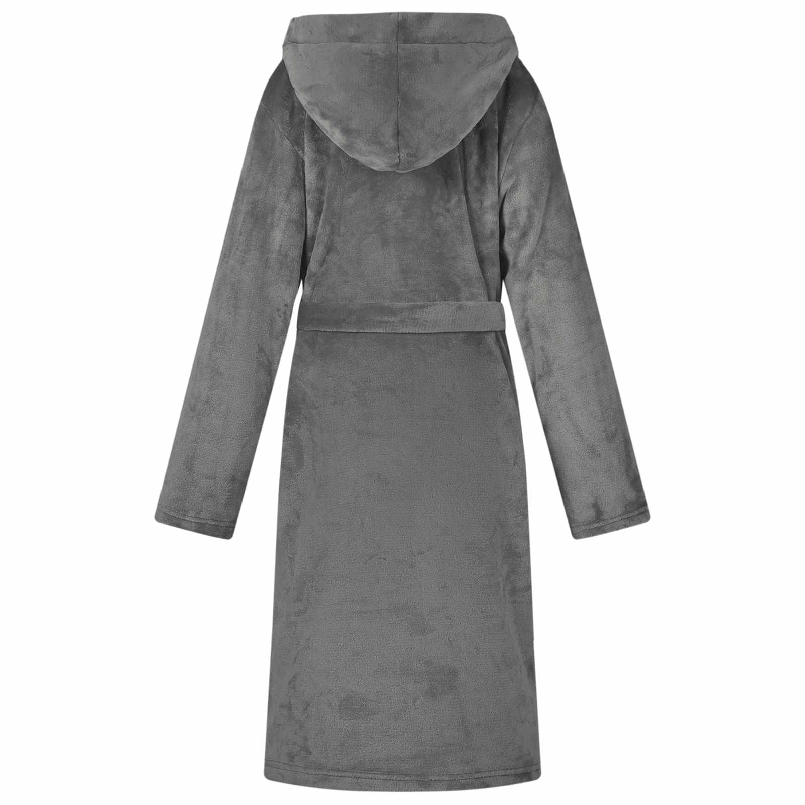 Robe cu glugă Gri închis m Flanelă GartenMobel Dekor